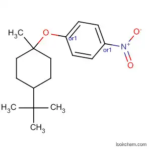Molecular Structure of 89469-80-7 (Benzene, 1-[[4-(1,1-dimethylethyl)-1-methylcyclohexyl]oxy]-4-nitro-, cis-)
