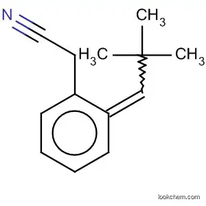 Molecular Structure of 89809-73-4 (Benzeneacetonitrile, a-(2,2-dimethylpropylidene)-)