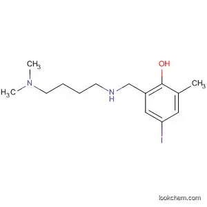 Molecular Structure of 89815-42-9 (Phenol,
2-[[[3-(dimethylamino)propyl]methylamino]methyl]-4-iodo-6-methyl-)