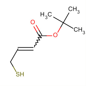 Molecular Structure of 89936-87-8 (2-Butenoic acid, 4-mercapto-, 1,1-dimethylethyl ester)