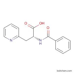 Molecular Structure of 89955-25-9 (3-Pyridinepropanoic acid, a-(benzoylamino)-, (R)-)