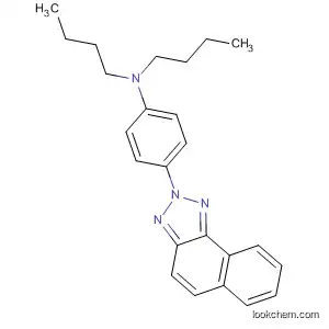 Molecular Structure of 90012-19-4 (Benzenamine, N,N-dibutyl-4-(2H-naphtho[1,2-d]triazol-2-yl)-)