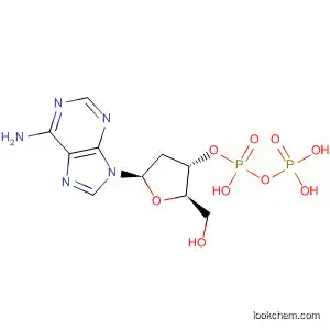 Molecular Structure of 90465-14-8 (Adenosine 3'-(trihydrogen diphosphate), 2'-deoxy-)