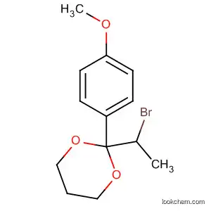Molecular Structure of 90494-59-0 (1,3-Dioxane, 2-(1-bromoethyl)-2-(4-methoxyphenyl)-)