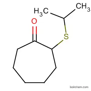 Molecular Structure of 90494-84-1 (Cycloheptanone, 2-[(1-methylethyl)thio]-)