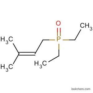 Molecular Structure of 90500-47-3 (Phosphine oxide, diethyl(3-methyl-2-butenyl)-)