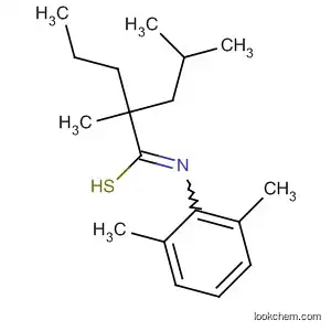 Molecular Structure of 90508-73-9 (Benzenamine,
2,6-dimethyl-N-[3-methyl-4-(1-methylethyl)-3-propyl-2-thietanylidene]-,
trans-)