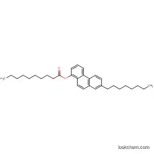 Molecular Structure of 90592-65-7 (Decanoic acid, tetradecahydro-7-octyl-2-phenanthrenyl ester)