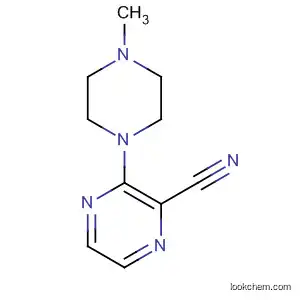 Molecular Structure of 90601-43-7 (Pyrazinecarbonitrile, 3-(4-methyl-1-piperazinyl)-)