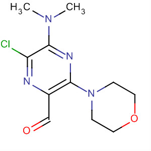 5,6-dichloro-3-(4-morpholinyl)-2-Pyrazinecarboxaldehyde