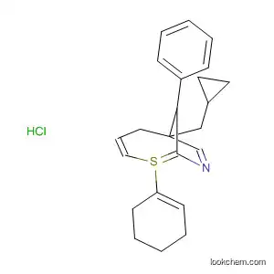 Molecular Structure of 90615-33-1 (1H-2,5-Benzothiazocine,
5-(cyclopropylmethyl)-3,4,5,6-tetrahydro-1-phenyl-, hydrochloride)