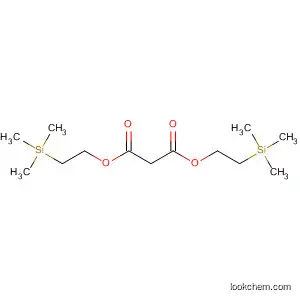 Molecular Structure of 90744-45-9 (Propanedioic acid, bis[2-(trimethylsilyl)ethyl] ester)