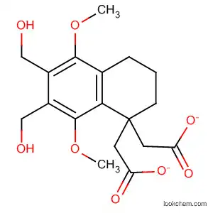 Molecular Structure of 90783-65-6 (2,3-Naphthalenedimethanol, 5,6,7,8-tetrahydro-1,4-dimethoxy-,
diacetate)