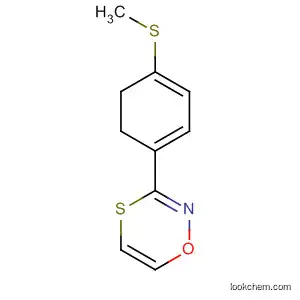 Molecular Structure of 90854-17-4 (1,4,2-Oxathiazine, 5,6-dihydro-3-[4-(methylthio)phenyl]-)