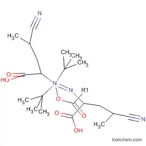Molecular Structure of 90883-53-7 (Pentanoic acid, 4,4'-azobis[4-cyano-, bis(1,1-dimethylethyl) ester)