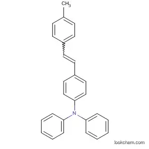 Molecular Structure of 90884-10-9 (Benzenamine, 4-[2-(4-methylphenyl)ethenyl]-N,N-diphenyl-)