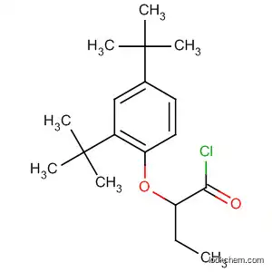 Molecular Structure of 90885-11-3 (Butanoyl chloride, 2-[2,4-bis(1,1-dimethylethyl)phenoxy]-)