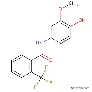 Molecular Structure of 90890-72-5 (Benzamide, N-(4-hydroxy-3-methoxyphenyl)-2-(trifluoromethyl)-)