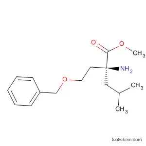 Molecular Structure of 90891-91-1 (D-Leucine, 2-[2-(phenylmethoxy)ethyl]-, methyl ester)