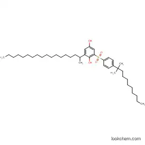 Molecular Structure of 90897-59-9 (1,4-Benzenediol, 2-[(4-tert-dodecylphenyl)sulfonyl]-6-sec-octadecyl-)