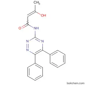 Molecular Structure of 90965-26-7 (2-Butenamide, N-(5,6-diphenyl-1,2,4-triazin-3-yl)-3-hydroxy-)