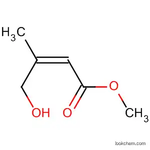 Molecular Structure of 90965-35-8 (2-Butenoic acid, 4-hydroxy-3-methyl-, methyl ester, (Z)-)