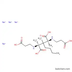 Molecular Structure of 90965-47-2 (b-Alanine, N,N'-1,6-hexanediylbis[N-(2-carboxyethyl)-, tetrasodium salt)