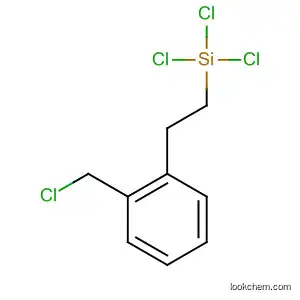Molecular Structure of 91069-49-7 (Silane, trichloro[2-[2-(chloromethyl)phenyl]ethyl]-)