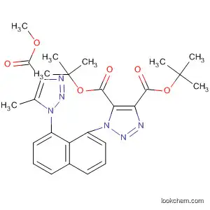 1H-1,2,3-Triazole-4,5-dicarboxylic acid,
1-[8-[4-(methoxycarbonyl)-5-methyl-1H-1,2,3-triazol-1-yl]-1-naphthalenyl
]-, bis(1,1-dimethylethyl) ester