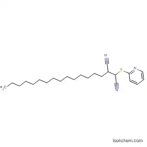 Molecular Structure of 91233-05-5 (Butanedinitrile, 2-pentadecyl-3-(2-pyridinylthio)-)