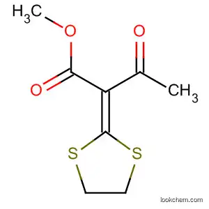 Butanoic acid, 2-(1,3-dithiolan-2-ylidene)-3-oxo-, methyl ester