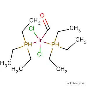 Molecular Structure of 91266-32-9 (Iridium, carbonyldichlorobis(triethylphosphine)-)