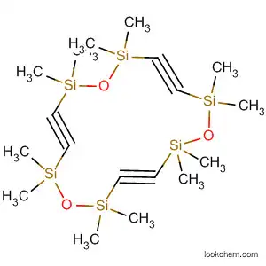 Molecular Structure of 91269-65-7 (1,6,11-Trioxa-2,5,7,10,12,15-hexasilacyclopentadeca-3,8,13-triyne,
2,2,5,5,7,7,10,10,12,12,15,15-dodecamethyl-)