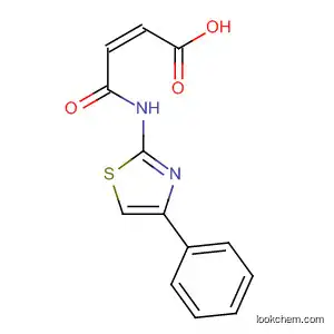 Molecular Structure of 91270-54-1 (2-Butenoic acid, 4-oxo-4-[(4-phenyl-2-thiazolyl)amino]-, (Z)-)