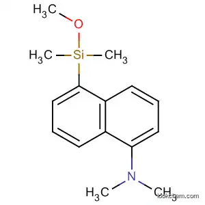 Molecular Structure of 91271-36-2 (1-Naphthalenamine, 5-(methoxydimethylsilyl)-N,N-dimethyl-)