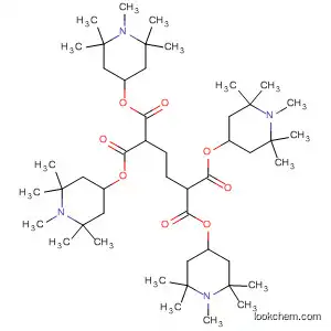 Molecular Structure of 91274-89-4 (Butanetetracarboxylic acid,
tetrakis(1,2,2,6,6-pentamethyl-4-piperidinyl) ester)