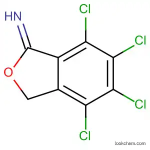 Molecular Structure of 91274-96-3 (1(3H)-Isobenzofuranimine, 4,5,6,7-tetrachloro-)