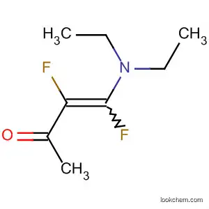 Molecular Structure of 91275-40-0 (3-Buten-2-one, 4-(diethylamino)-3,4-difluoro-)