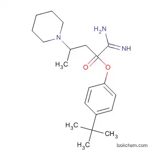 Molecular Structure of 91283-66-8 (3-Piperidinebutanoic acid, 1-(aminoiminomethyl)-,
4-(1,1-dimethylethyl)phenyl ester)