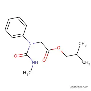 Molecular Structure of 91304-78-8 (Glycine, N-[(methylamino)carbonyl]-N-phenyl-, 2-methylpropyl ester)