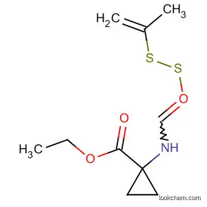 Molecular Structure of 91323-64-7 (Cyclopropanecarboxylic acid, 1-[[(2-propenylthio)thioxomethyl]amino]-,
ethyl ester)