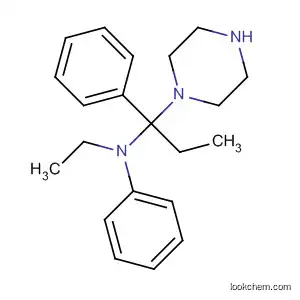 Molecular Structure of 91438-19-6 (1-Piperazineethanamine, N-ethyl-2-methyl-N,4-diphenyl-)