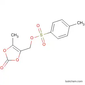 Molecular Structure of 91526-16-8 (1,3-Dioxol-2-one, 4-methyl-5-[[[(4-methylphenyl)sulfonyl]oxy]methyl]-)
