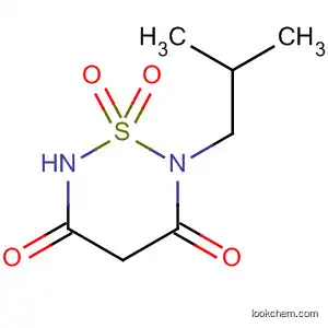 Molecular Structure of 91617-97-9 (2H-1,2,6-Thiadiazine-3,5(4H,6H)-dione, 2-(2-methylpropyl)-,
1,1-dioxide)