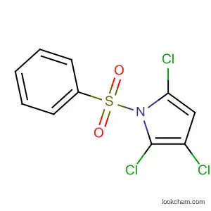 Molecular Structure of 91917-53-2 (1H-Pyrrole, 2,3,5-trichloro-1-(phenylsulfonyl)-)