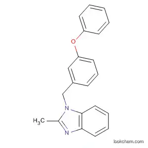 Molecular Structure of 91917-95-2 (1H-Benzimidazole, 2-methyl-1-[(3-phenoxyphenyl)methyl]-)