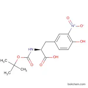 Molecular Structure of 92008-53-2 (Tyrosine, N-[(1,1-dimethylethoxy)carbonyl]-3-nitro-)