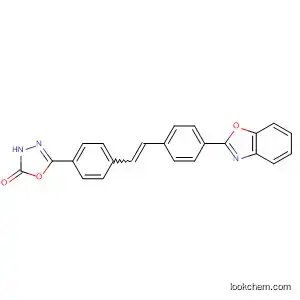 Molecular Structure of 92453-38-8 (1,3,4-Oxadiazol-2(3H)-one,
5-[4-[2-[4-(2-benzoxazolyl)phenyl]ethenyl]phenyl]-)