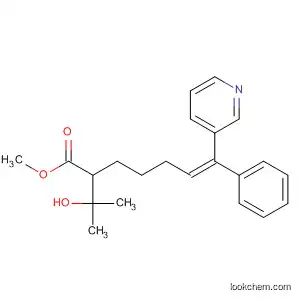 6-Heptenoic acid, 2-(1-hydroxy-1-methylethyl)-7-phenyl-7-(3-pyridinyl)-,
methyl ester, (Z)-