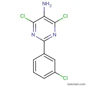 Molecular Structure of 92616-71-2 (2-(3-CHLOROPHENYL)-4,6-DICHLORO-5-PYRIMIDINAMINE)